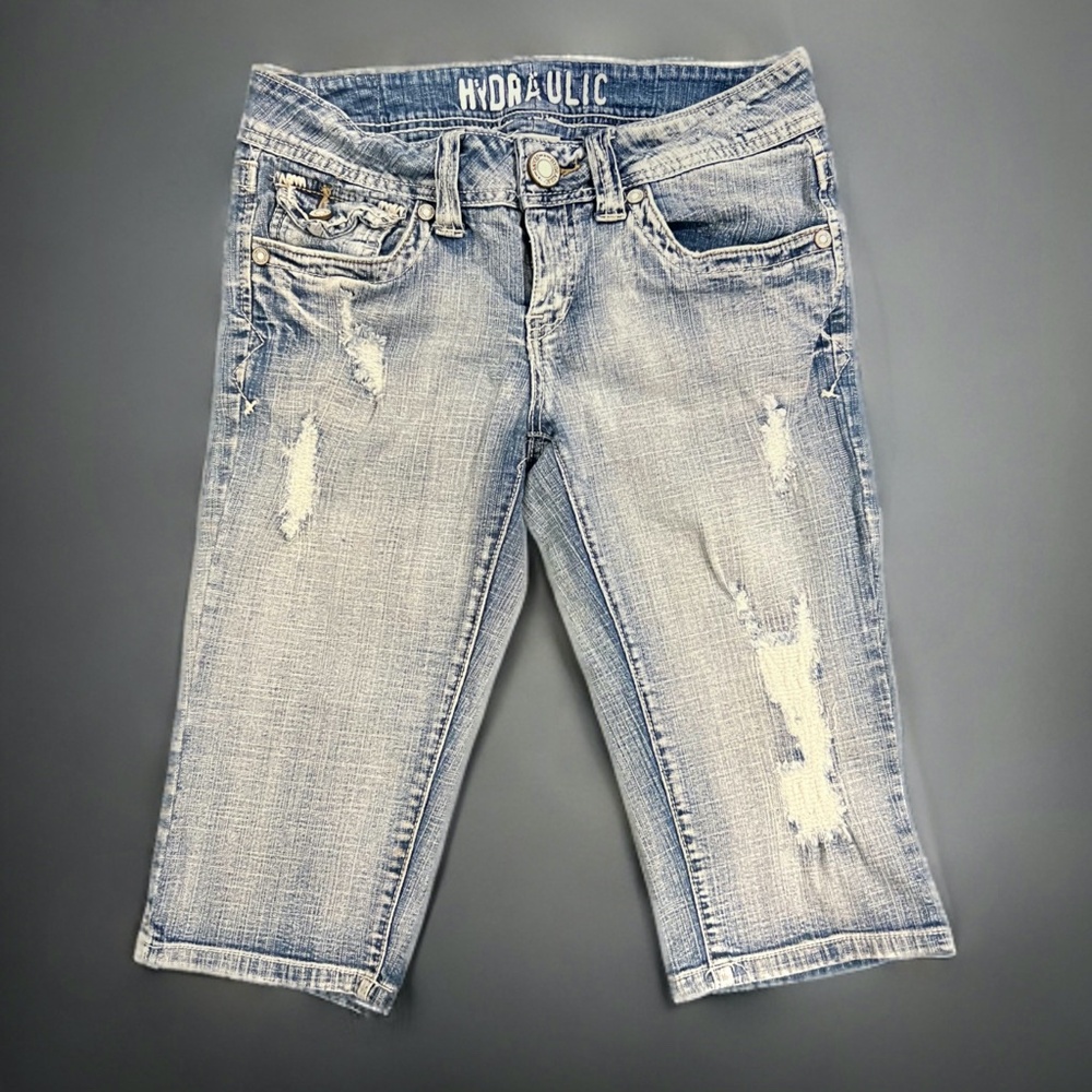 Hydraulic Jeans Capris